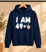 Φούτερ με Κουκούλα – I am 49 plus one