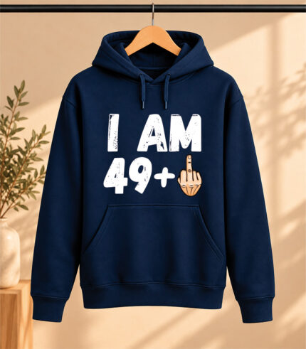 Φούτερ με Κουκούλα – I am 49 plus one