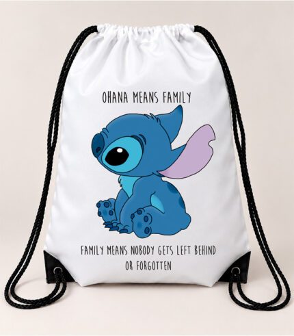 Τσάντα Πλάτης με Κορδόνια – Stitch