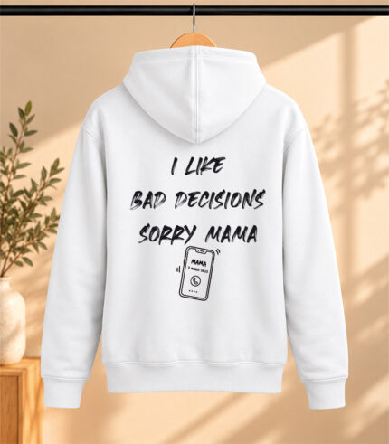 Φούτερ με Κουκούλα – Sorry mama