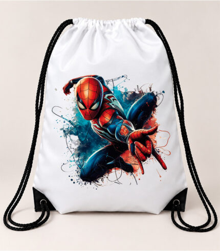 Τσάντα Πλάτης με Κορδόνια – Spiderman
