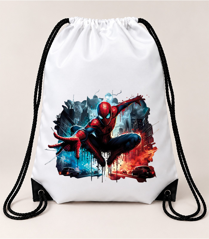 Τσάντα Πλάτης με Κορδόνια – Spiderman
