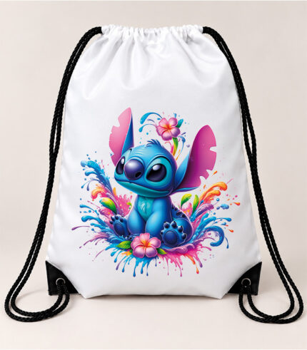 Τσάντα Πλάτης με Κορδόνια – Stitch