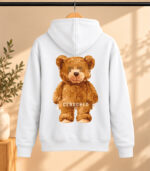 Unisex Φούτερ με Κουκούλα – Censored Teddy Bear