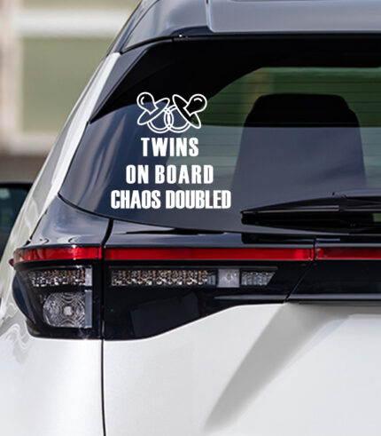 Baby on Board Twins Chaos Doubled