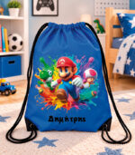 Τσάντα Πλάτης με Κορδόνια – Super Mario